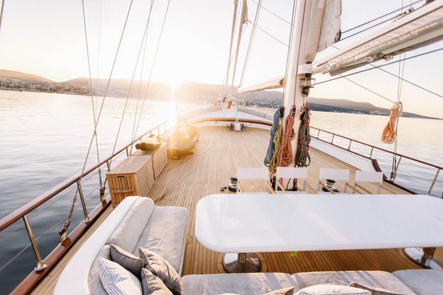 Yacht deck